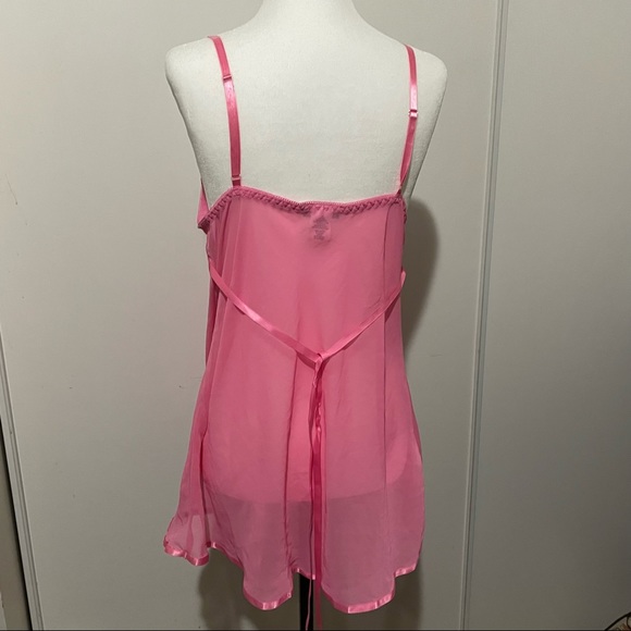 Bubblegum pink lingerie cami top - Picture 3 of 12